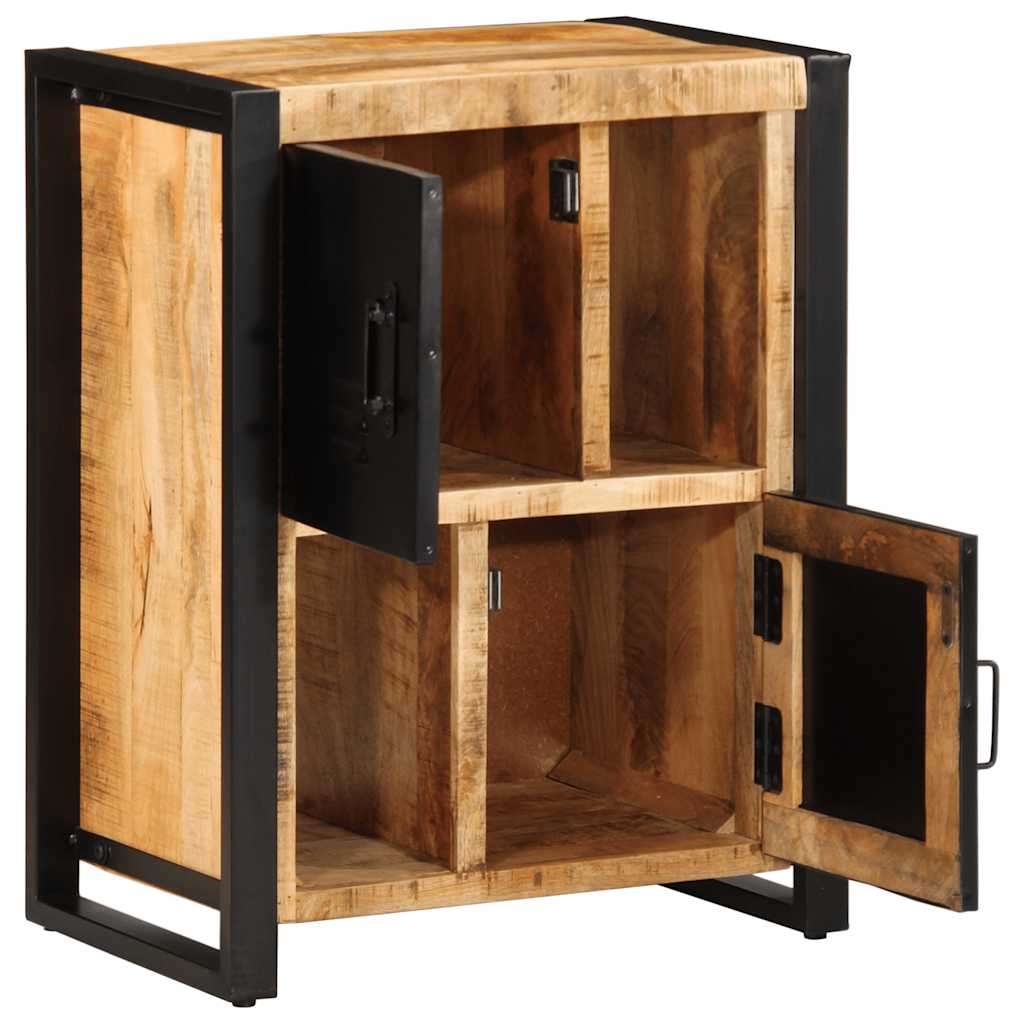 vidaXL Μπουφές 55x35x70 εκ. από Μασίφ Ακατέργαστο Ξύλο Μάνγκο