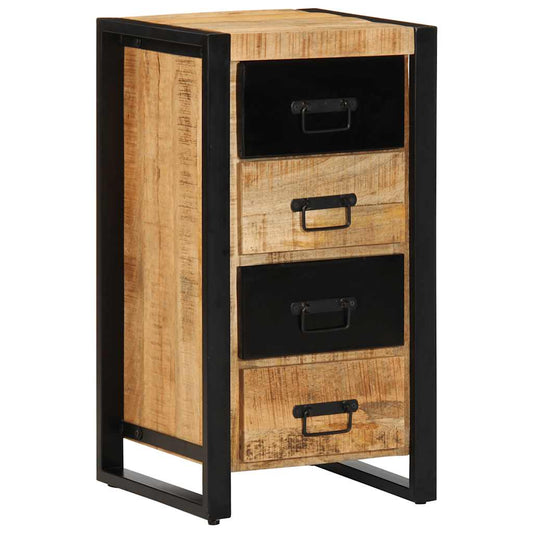 ντουλάπι συρταριών vidaXL 40x40x90 cm Στερεό ακατέργαστο ξύλο Mango