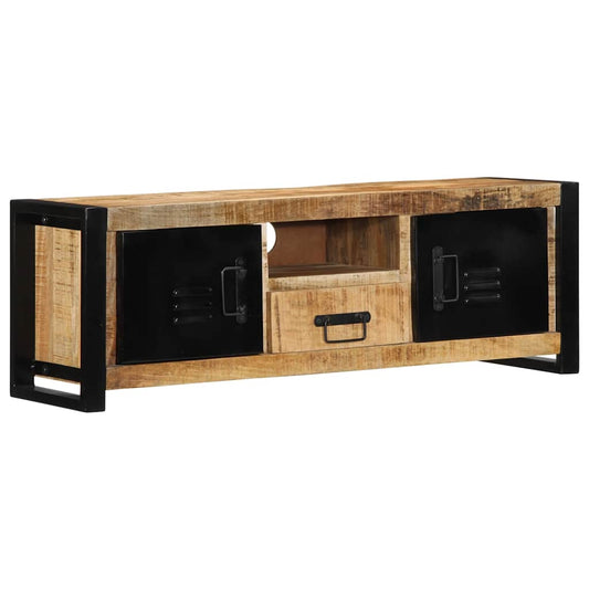 ντουλάπι τηλεόρασης vidaXL 100x30x35 cm Στερεό ακατέργαστο ξύλο Mango