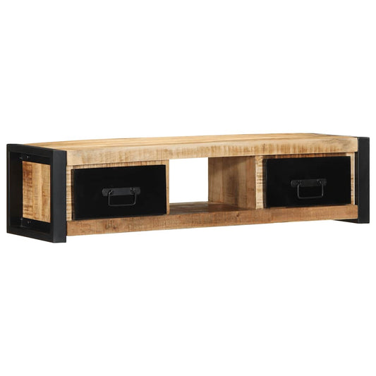ντουλάπι τηλεόρασης vidaXL 100x30x25 cm Στερεό ακατέργαστο ξύλο Mango