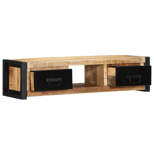 ντουλάπι τηλεόρασης vidaXL 100x30x25 cm Στερεό ακατέργαστο ξύλο Mango