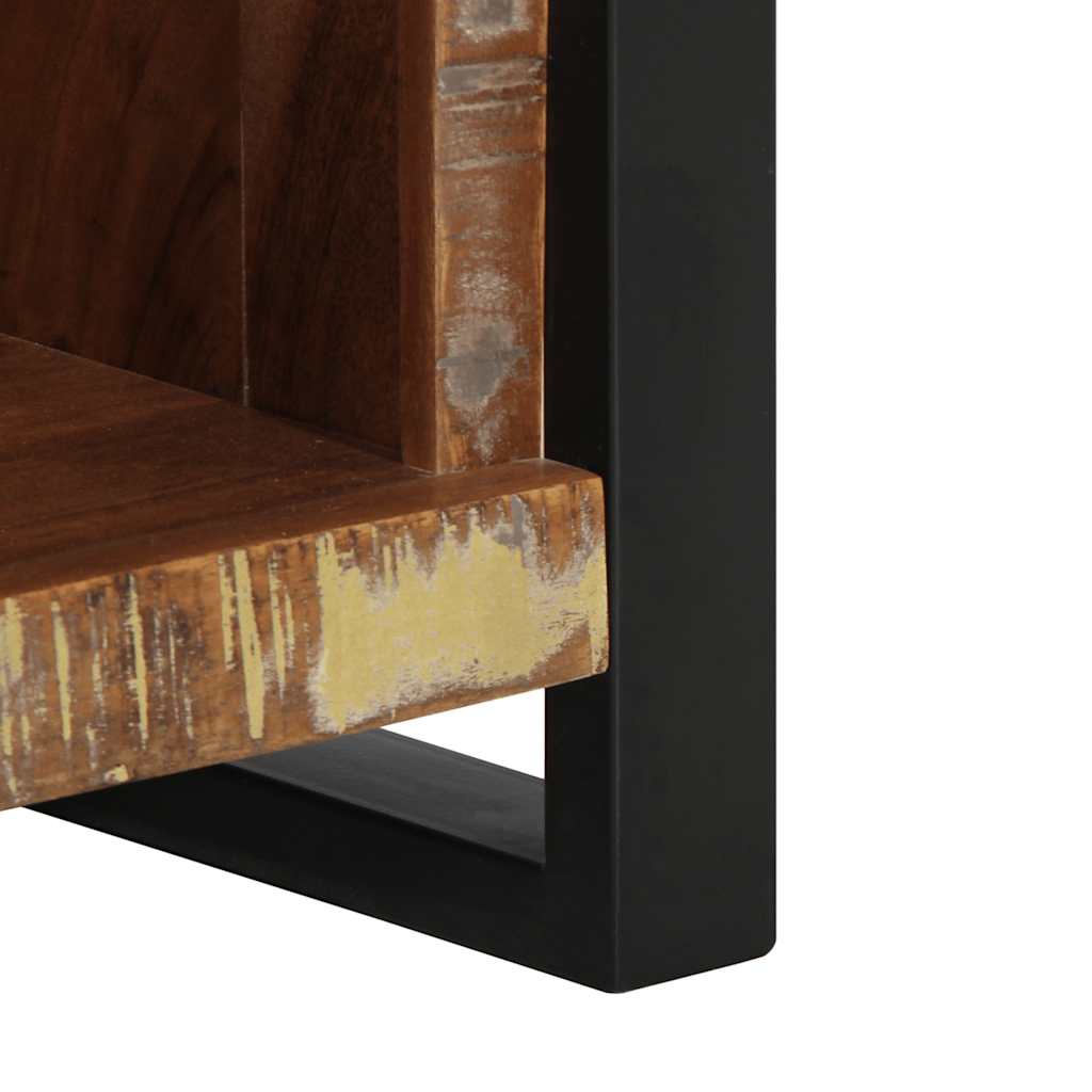 vidaXL Κομοδίνο 40x30x80 cm από μασίφ ξύλο αναγεννημένο