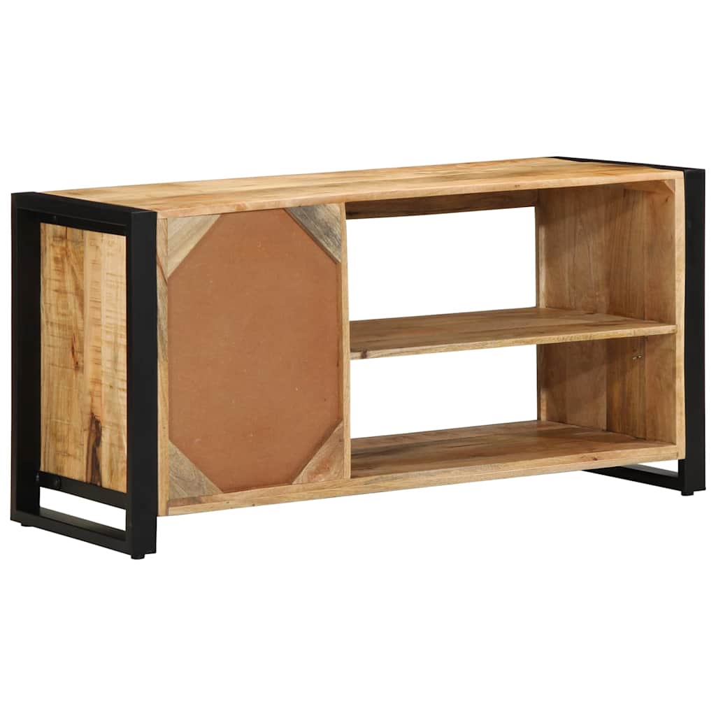 vidaXL Πάγκος για παπούτσια Καφέ 100 x 40 x 50 cm Μασίφ ξύλο μάνγκο