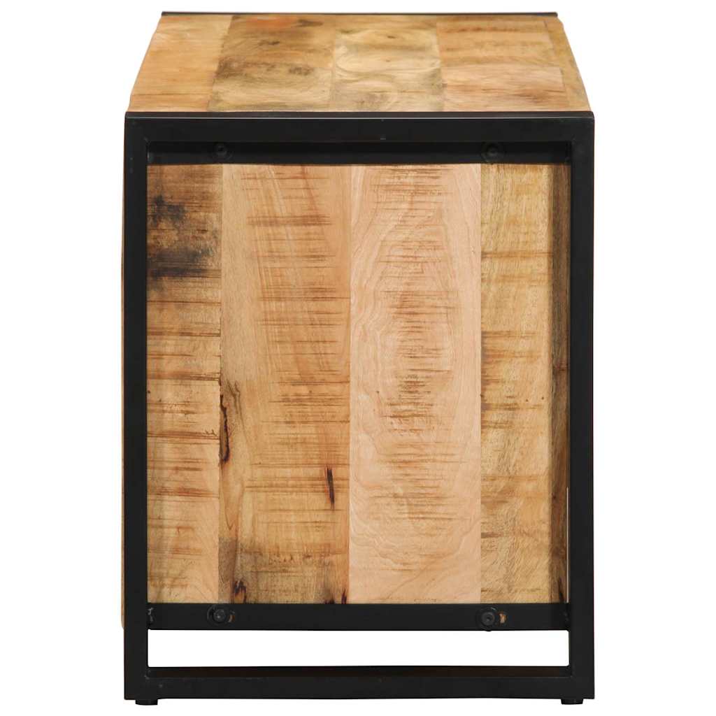vidaXL Πάγκος για παπούτσια Καφέ 100 x 40 x 50 cm Μασίφ ξύλο μάνγκο