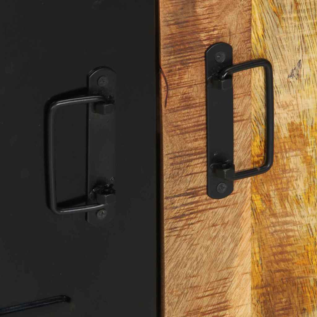 vidaXL Ντουλάπα Μπάνιου Καφέ 55 x 35 x 60 εκ. Μασίφ ξύλο μάνγκο