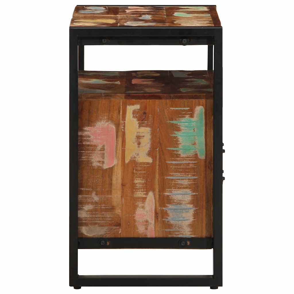 vidaXL ντουλάπι νιπτήρα μπάνιου 55x35x60 cm στερεό ξύλο αναγεννημένο