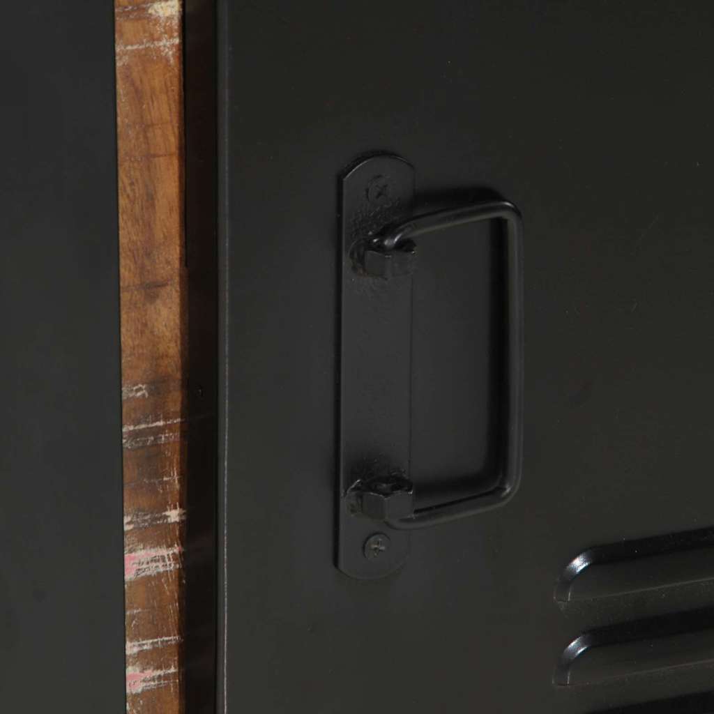 vidaXL Ντουλάπα Μπάνιου Καφέ 40 x 35 x 75 εκ Μασίφ ανακυκλωμένο ξύλο