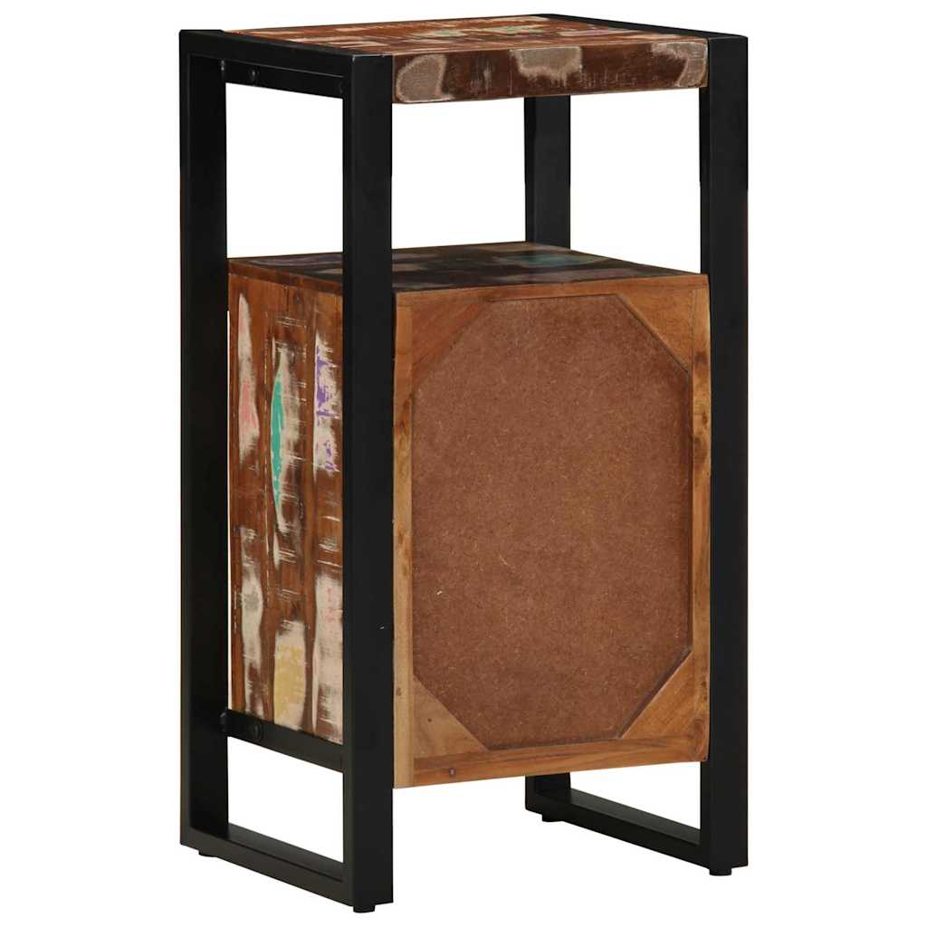 vidaXL Ντουλάπα Μπάνιου Καφέ 40 x 35 x 75 εκ Μασίφ ανακυκλωμένο ξύλο