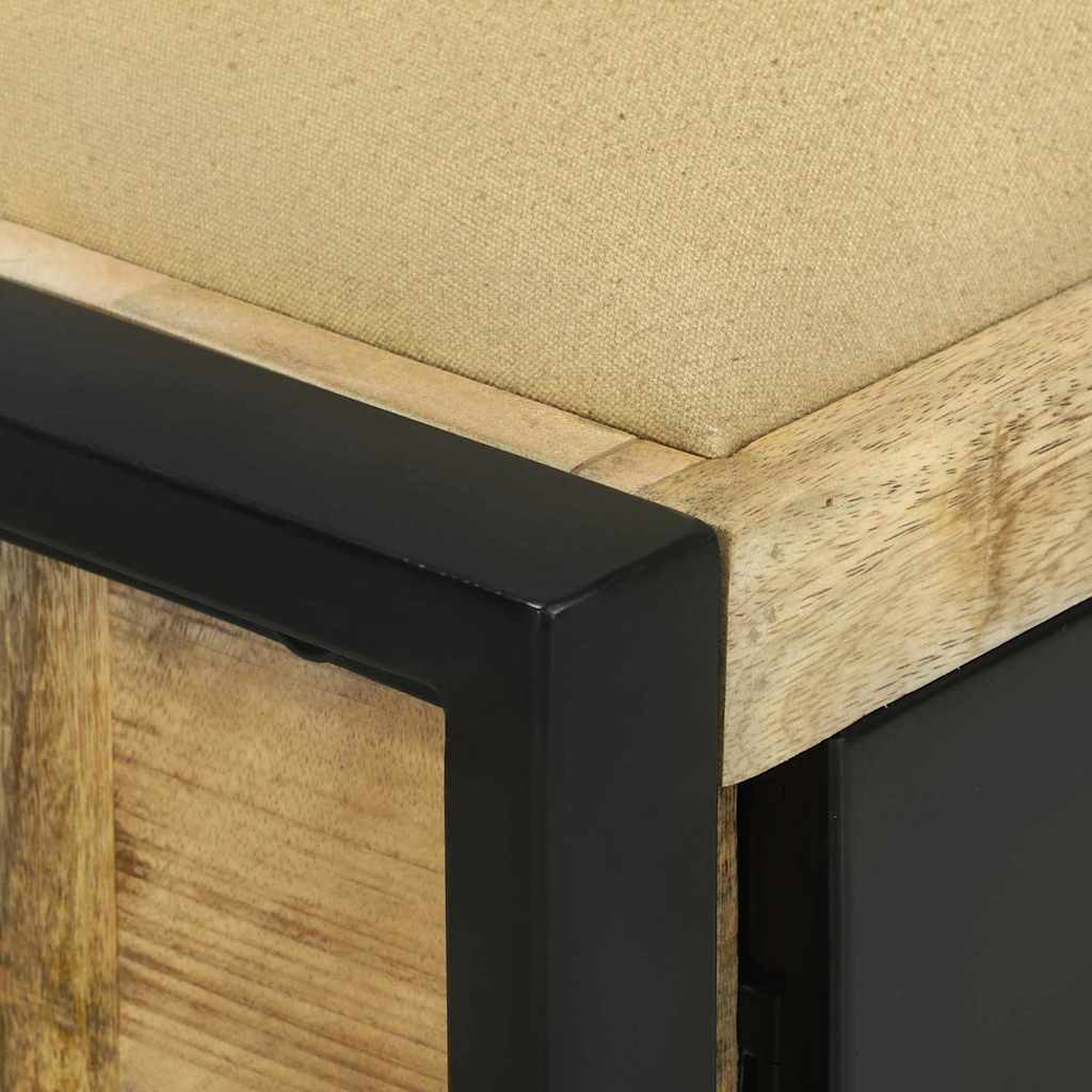 vidaXL Ντουλάπα Καφέ 100 x 35 x 50 εκ Μασίφ ξύλο μάνγκο