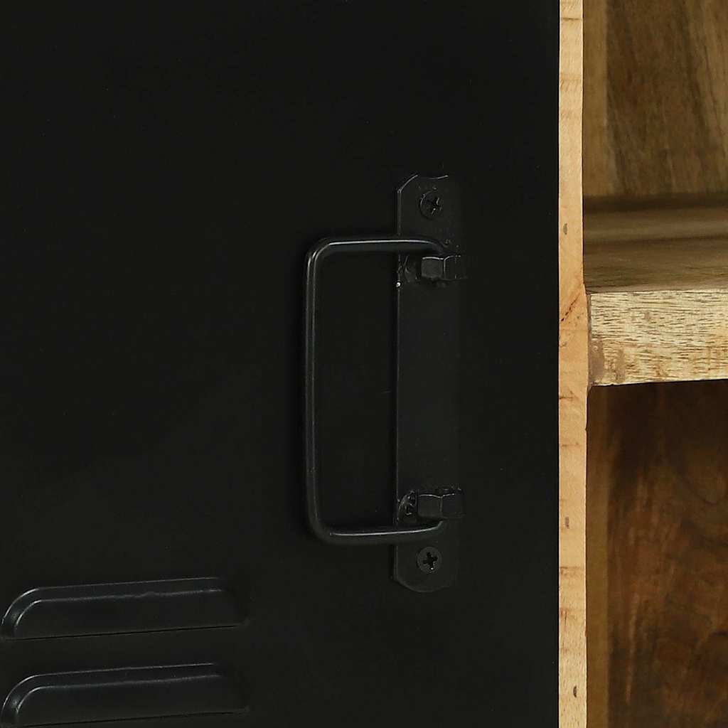 vidaXL Ντουλάπα Καφέ 100 x 35 x 50 εκ Μασίφ ξύλο μάνγκο