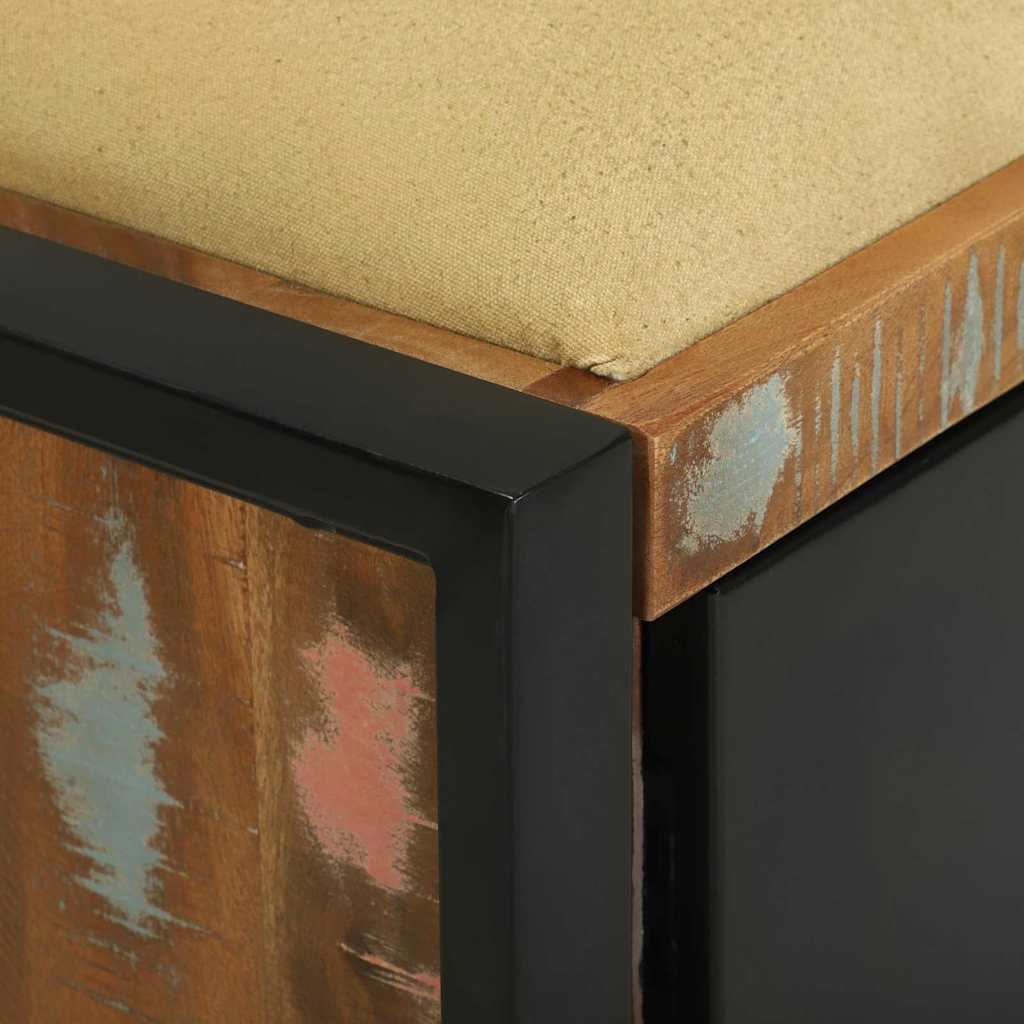 vidaXL Ντουλάπα Πολύχρωμο 100 x 35 x 50 εκ Μασίφ ανακυκλωμένο ξύλο