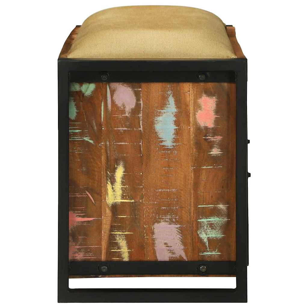 vidaXL Ντουλάπα Πολύχρωμο 100 x 35 x 50 εκ Μασίφ ανακυκλωμένο ξύλο