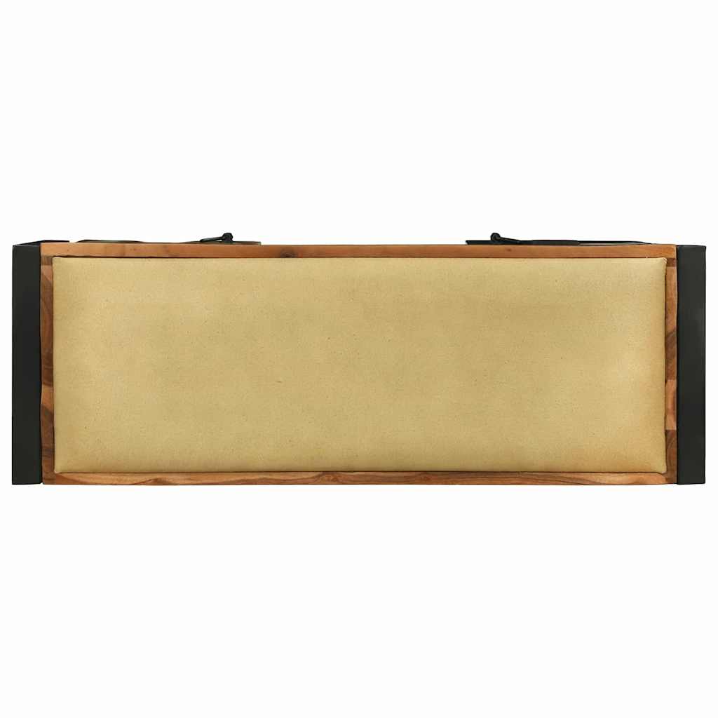 vidaXL Ντουλάπα Πολύχρωμο 100 x 35 x 50 εκ Μασίφ ανακυκλωμένο ξύλο