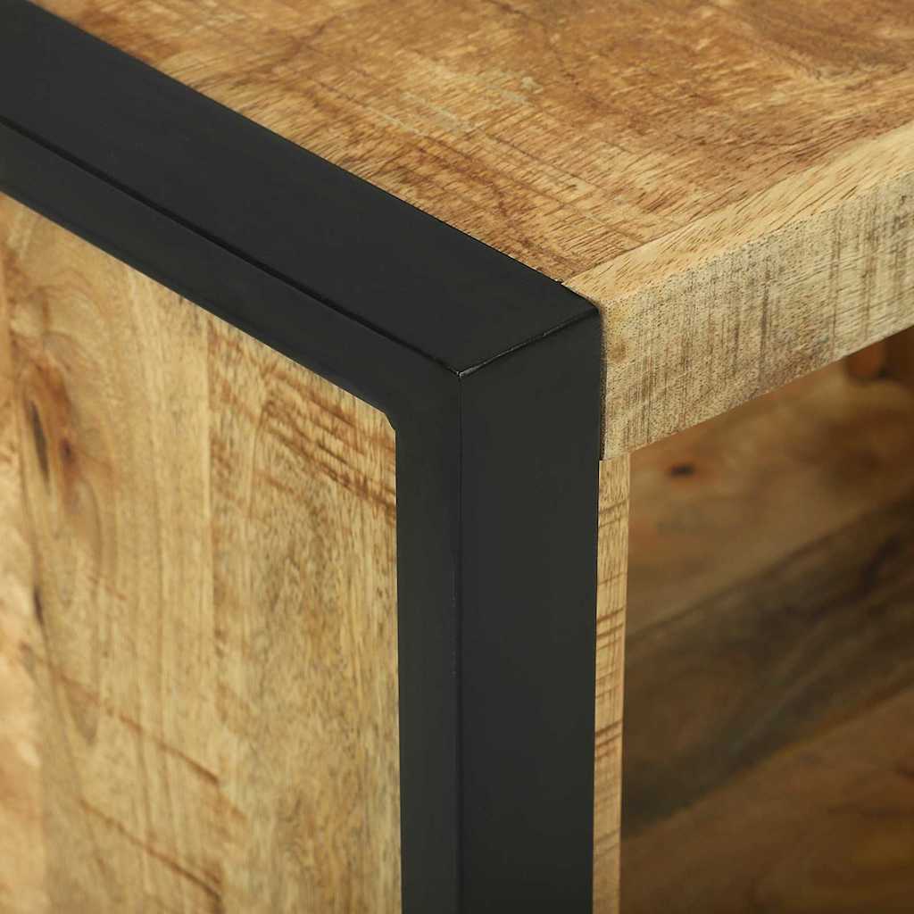 vidaXL Κύβος Τοίχου με ράφι Καφέ 55 x 35 x 40 εκ Μασίφ ξύλο μάνγκο