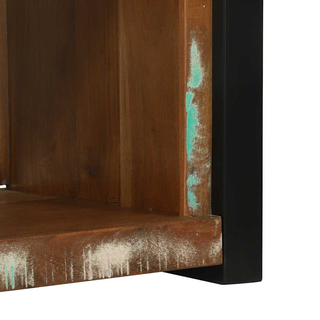 vidaXL Κύβος Τοίχου Καφέ 55 x 35 x 40 εκ Μασίφ ανακυκλωμένο ξύλο