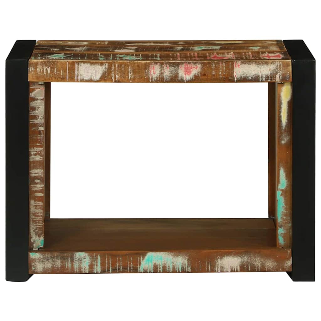 vidaXL Κύβος Τοίχου Καφέ 55 x 35 x 40 εκ Μασίφ ανακυκλωμένο ξύλο