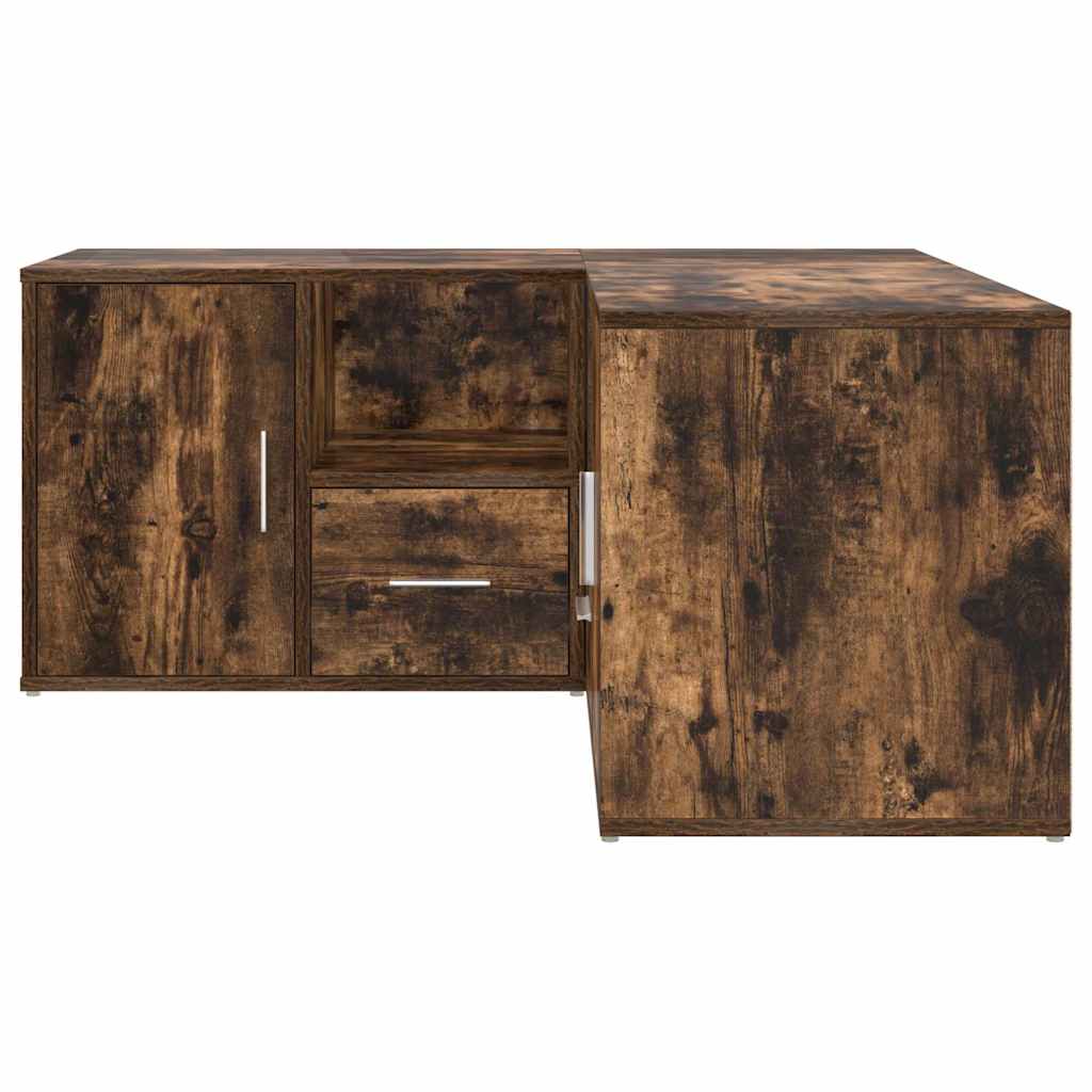 vidaXL Γωνιακό Έπιπλο Καπνιστή δρυς 160x40x45 εκ. από Επεξεργ. Ξύλο