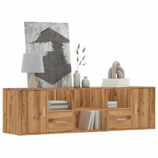 vidaXL Ντουλάπι Γωνιακό Αρτισιανή Δρυς 160x40x45 εκ. από Επεξ. Ξύλο