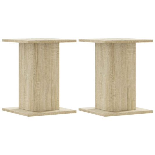 vidaXL Βάσεις Φυτών 2 Τεμ. Sonoma Δρυς 30x30x40 εκ. Επεξεργασμένο Ξύλο