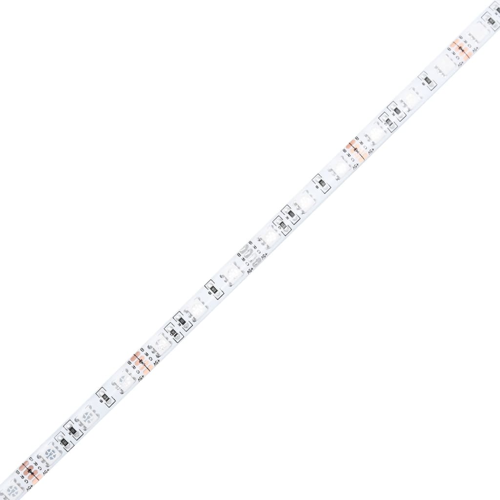 vidaXL Έπιπλο Τηλεόρασης με LED Γκρι Σκυρ. 180x34x50 εκ. Επεξ. Ξύλο
