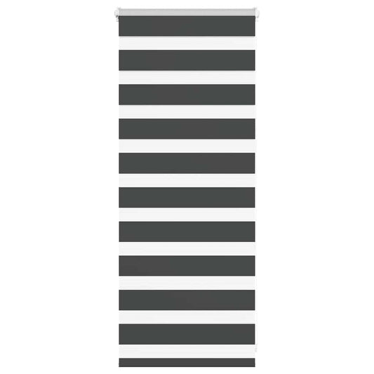 vidaXL Ζέβρα τυφλή Μαύρο Πλάτος υφάσματος 60,9 εκ. Πολυεστέρας