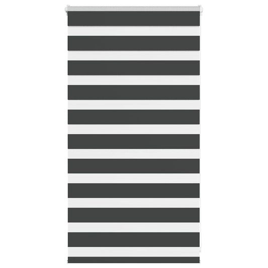 vidaXL Ζέβρα τυφλή Μαύρο Πλάτος υφάσματος 70,9 εκ. Πολυεστέρας