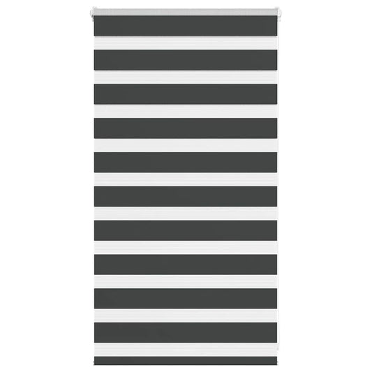 vidaXL Ζέβρα τυφλή Μαύρο Πλάτος υφάσματος 75,9 εκ. Πολυεστέρας