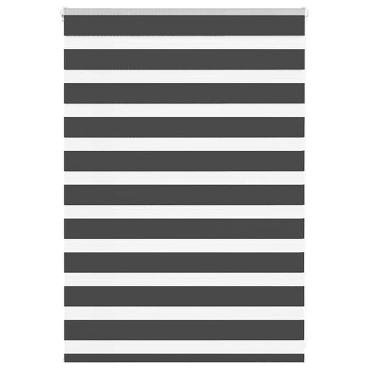 vidaXL Ζέβρα τυφλή Μαύρο Πλάτος υφάσματος 90,9 εκ. Πολυεστέρας