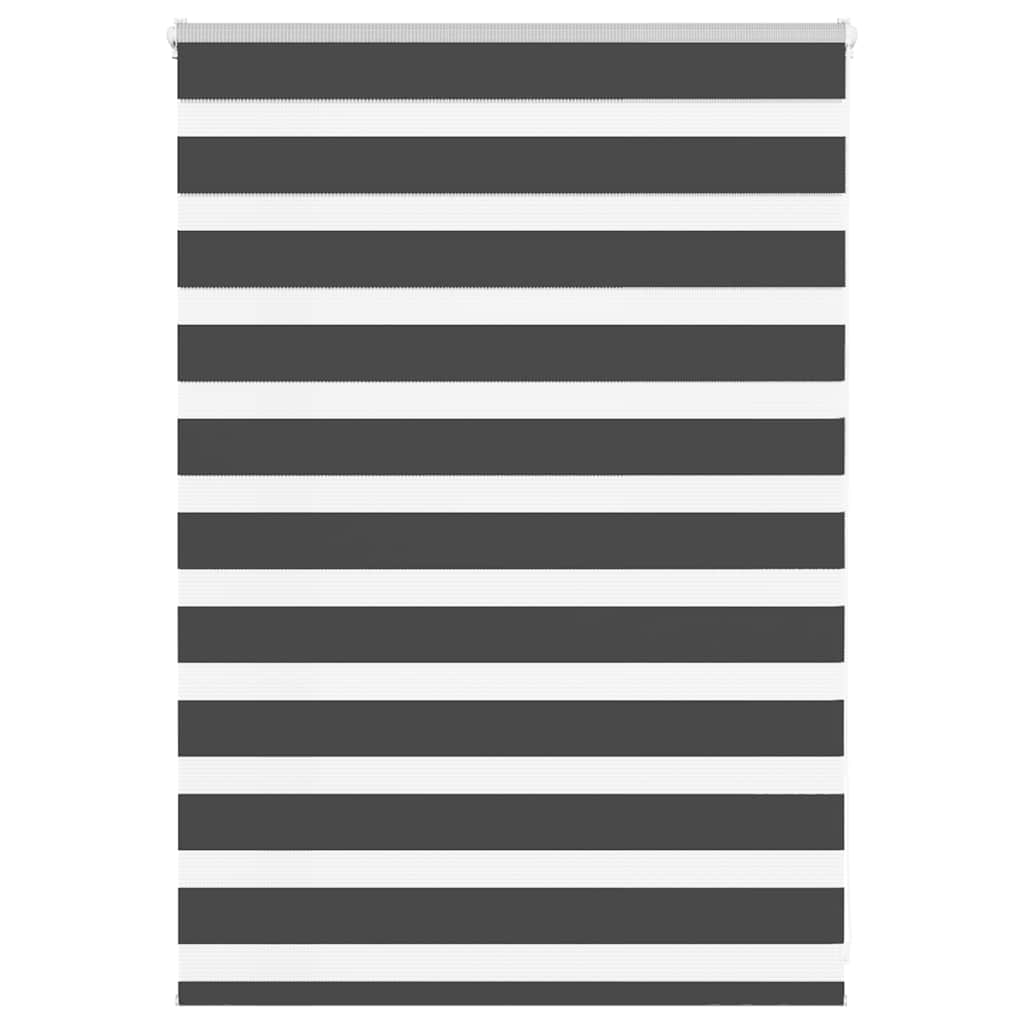 vidaXL Ζέβρα τυφλή Μαύρο Πλάτος υφάσματος 95,9 εκ. Πολυεστέρας