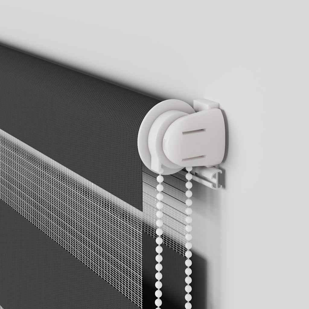 vidaXL Ζέβρα τυφλή Μαύρο Πλάτος υφάσματος 105,9 εκ. Πολυεστέρας