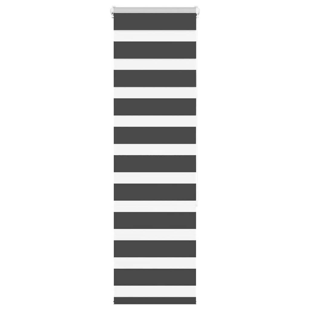 vidaXL Ζέβρα τυφλή Μαύρο Πλάτος υφάσματος 40,9 εκ. Πολυεστέρας