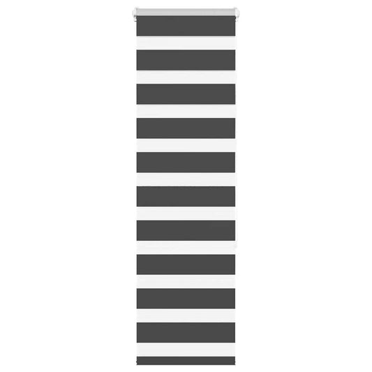 vidaXL Ζέβρα τυφλή Μαύρο Πλάτος υφάσματος 45,9 εκ. Πολυεστέρας