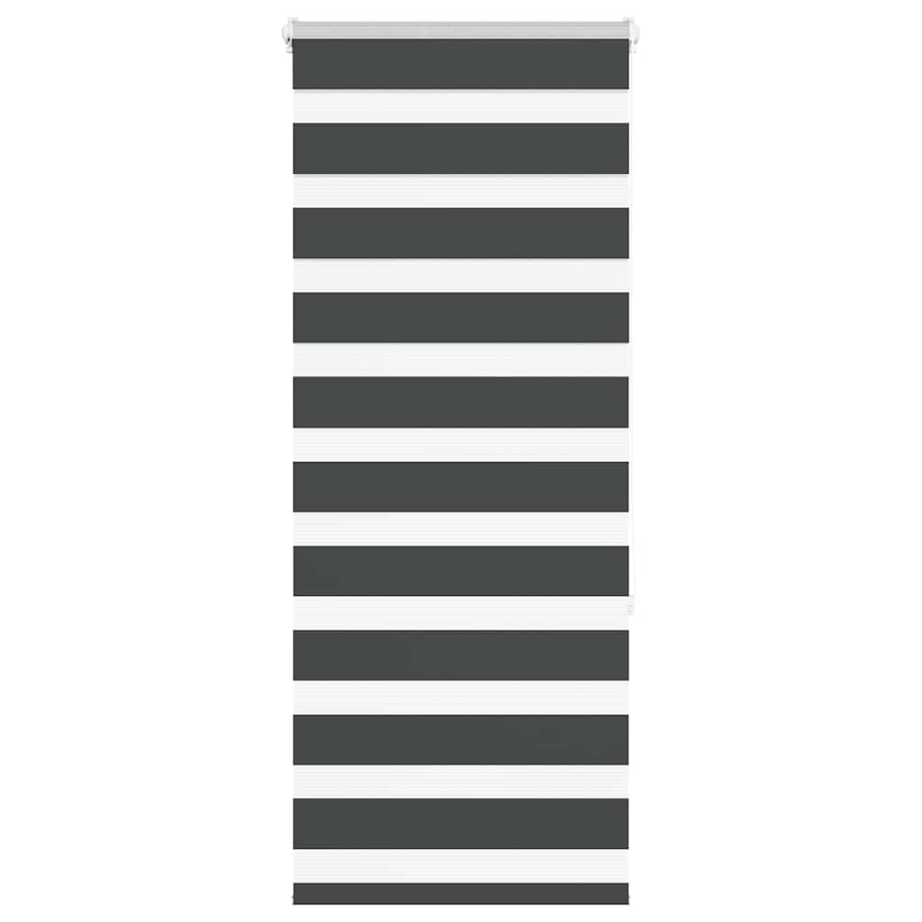 vidaXL Ζέβρα τυφλή Μαύρο Πλάτος υφάσματος 50,9 εκ. Πολυεστέρας