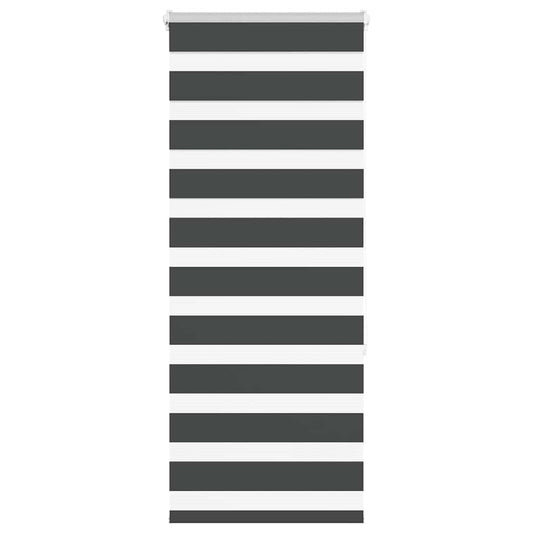 vidaXL Ζέβρα τυφλή Μαύρο Πλάτος υφάσματος 50,9 εκ. Πολυεστέρας