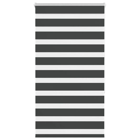 vidaXL Ζέβρα τυφλή Μαύρο Πλάτος υφάσματος 80,9 εκ. Πολυεστέρας