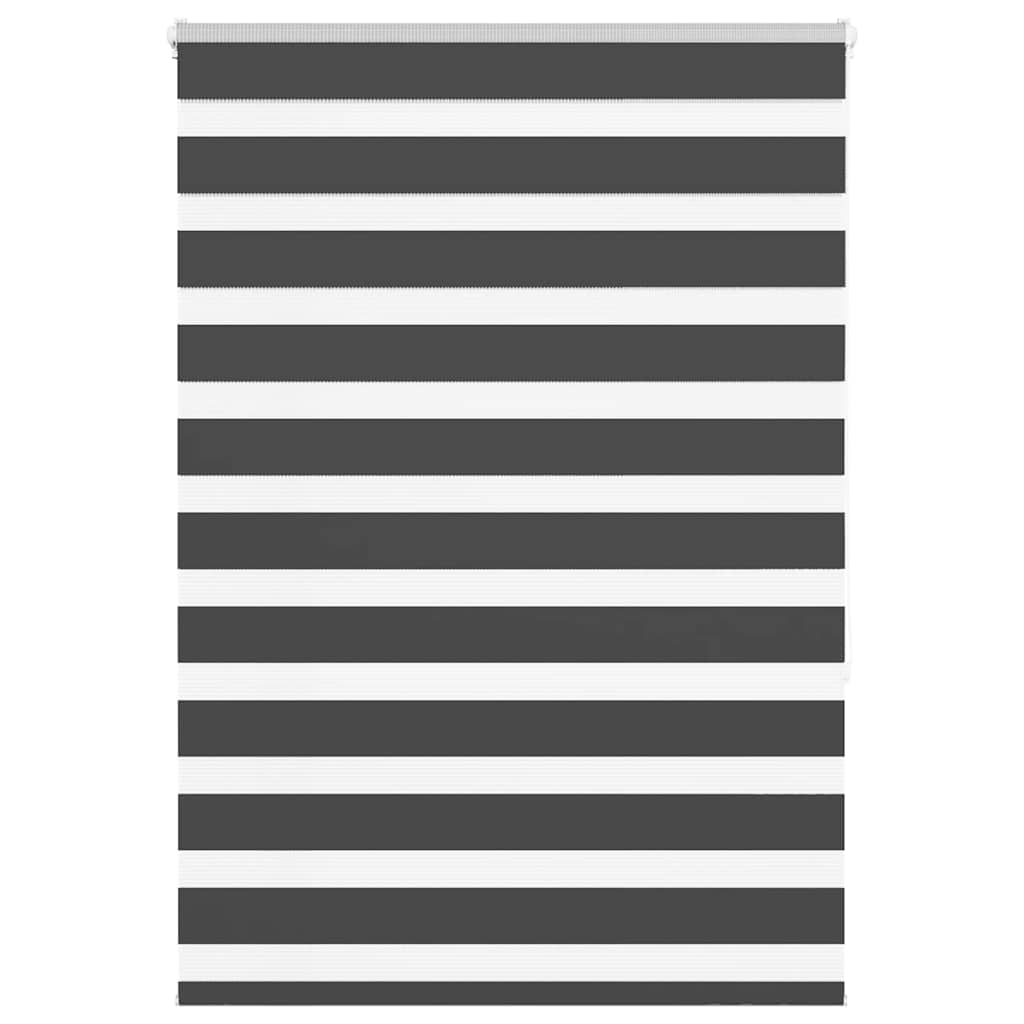 vidaXL Ζέβρα τυφλή Μαύρο Πλάτος υφάσματος 90,9 εκ. Πολυεστέρας