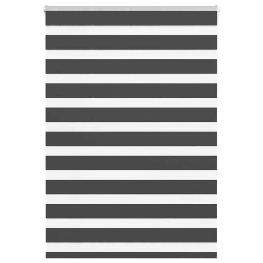 vidaXL Ζέβρα τυφλή Μαύρο Πλάτος υφάσματος 95,9 εκ. Πολυεστέρας