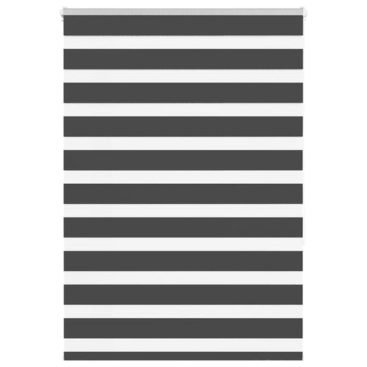 vidaXL Ζέβρα τυφλή Μαύρο Πλάτος υφάσματος 100,9 εκ. Πολυεστέρας