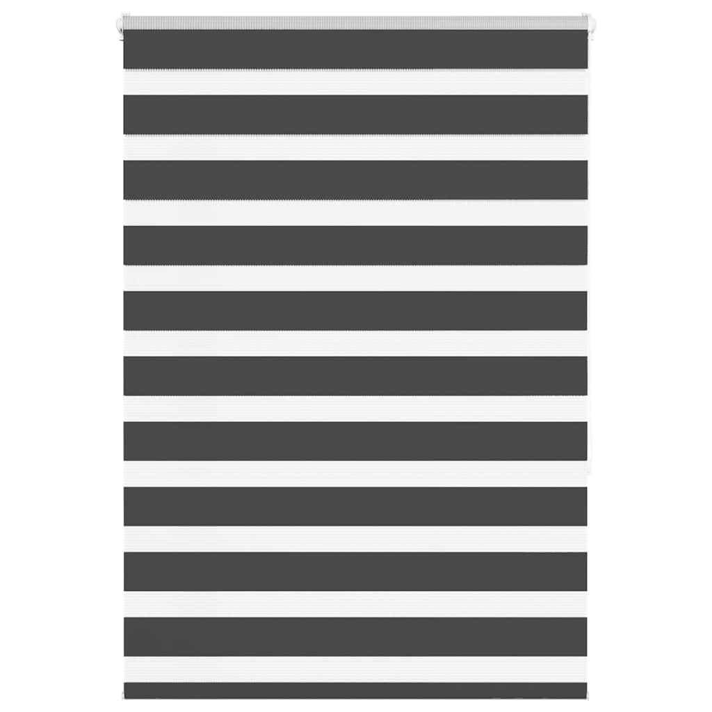 vidaXL Ζέβρα τυφλή Μαύρο Πλάτος υφάσματος 105,9 εκ. Πολυεστέρας