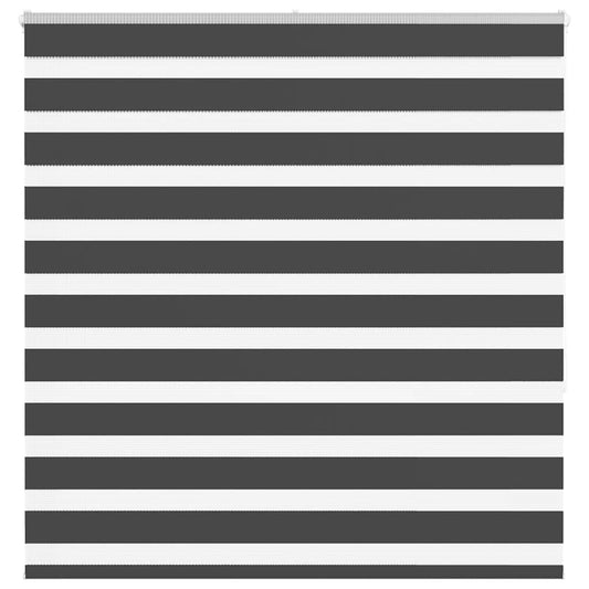 vidaXL Ζέβρα τυφλή Μαύρο Πλάτος υφάσματος 135,9 εκ. Πολυεστέρας