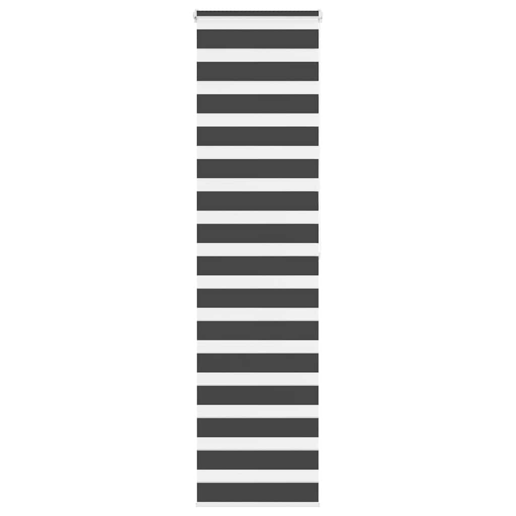 vidaXL Ζέβρα τυφλή Μαύρο Πλάτος υφάσματος 55,9 εκ. Πολυεστέρας