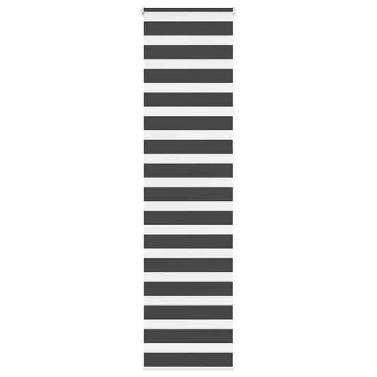 vidaXL Ζέβρα τυφλή Μαύρο Πλάτος υφάσματος 60,9 εκ. Πολυεστέρας