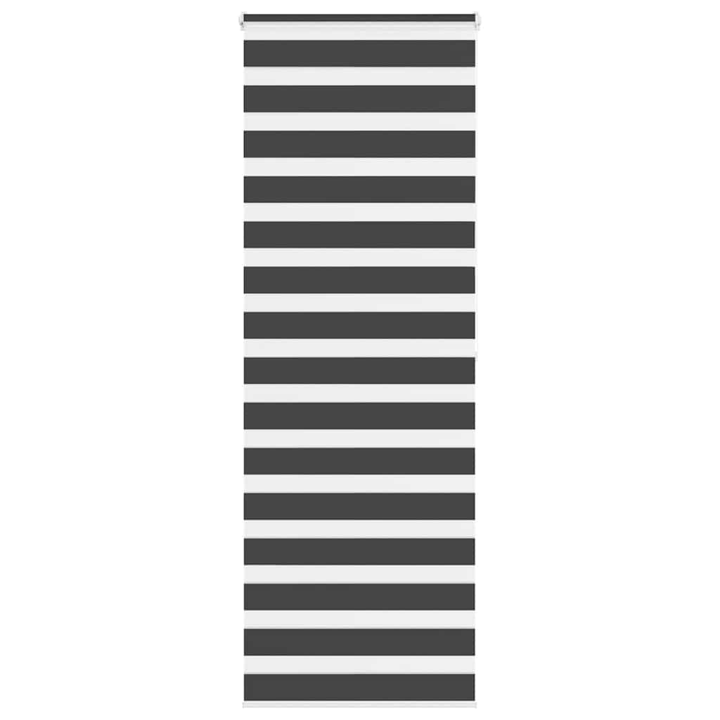 vidaXL Ζέβρα τυφλή Μαύρο Πλάτος υφάσματος 80,9 εκ. Πολυεστέρας