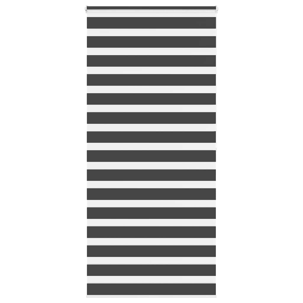 vidaXL Ζέβρα τυφλή Μαύρο Πλάτος υφάσματος 95,9 εκ. Πολυεστέρας