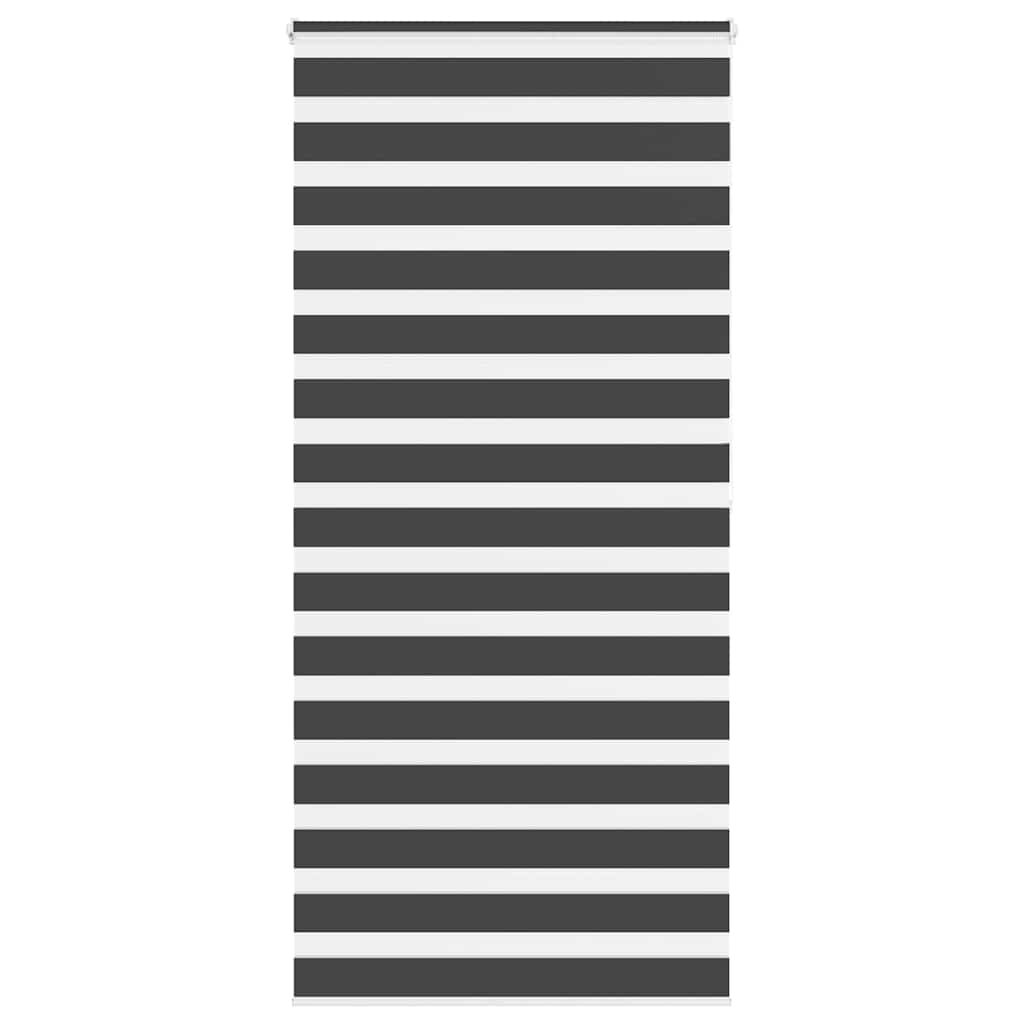 vidaXL Ζέβρα τυφλή Μαύρο Πλάτος υφάσματος 105,9 εκ. Πολυεστέρας