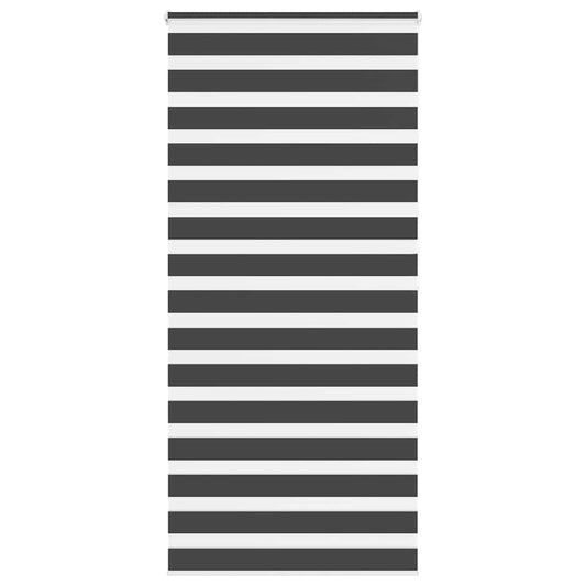 vidaXL Ζέβρα τυφλή Μαύρο Πλάτος υφάσματος 105,9 εκ. Πολυεστέρας