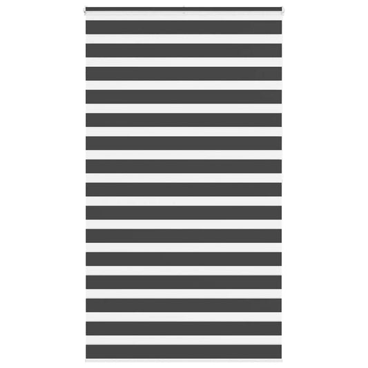 vidaXL Ζέβρα τυφλή Μαύρο Πλάτος υφάσματος 120,9 εκ. Πολυεστέρας