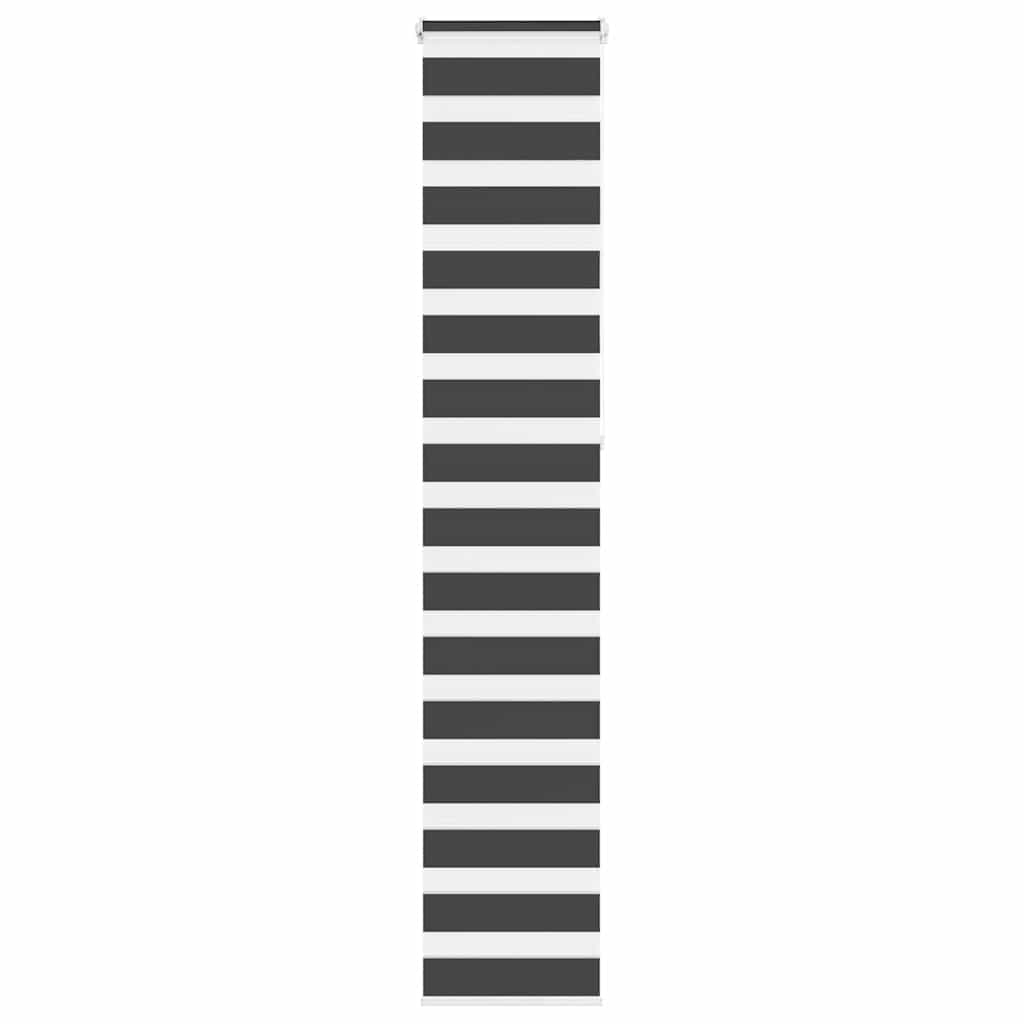 vidaXL Ζέβρα τυφλή Μαύρο Πλάτος υφάσματος 35,9 εκ. Πολυεστέρας