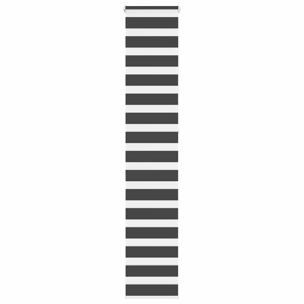 vidaXL Ζέβρα τυφλή Μαύρο Πλάτος υφάσματος 40,9 εκ. Πολυεστέρας