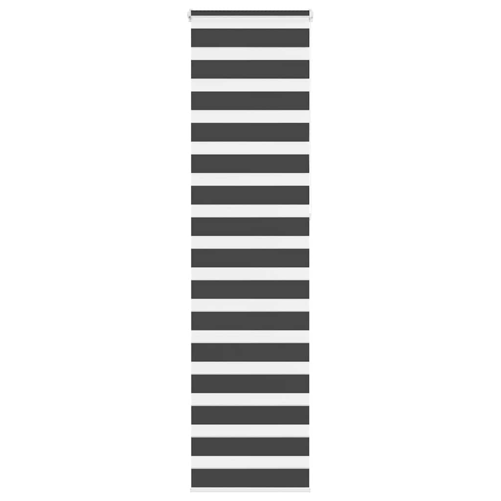 vidaXL Ζέβρα τυφλή Μαύρο Πλάτος υφάσματος 45,9 εκ. Πολυεστέρας